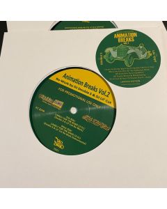 Animation Breaks Vol.2 - (Re-Work By DJ Double S & DJ Lil' Cut) (Transparent Green Vinyl)